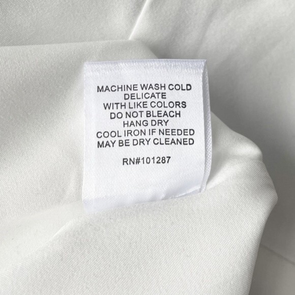 NWT Alexia Admor Dress White Black Polka Dots Cap Sleeve Sheath Women’s Size 6 - Picture 15 of 16